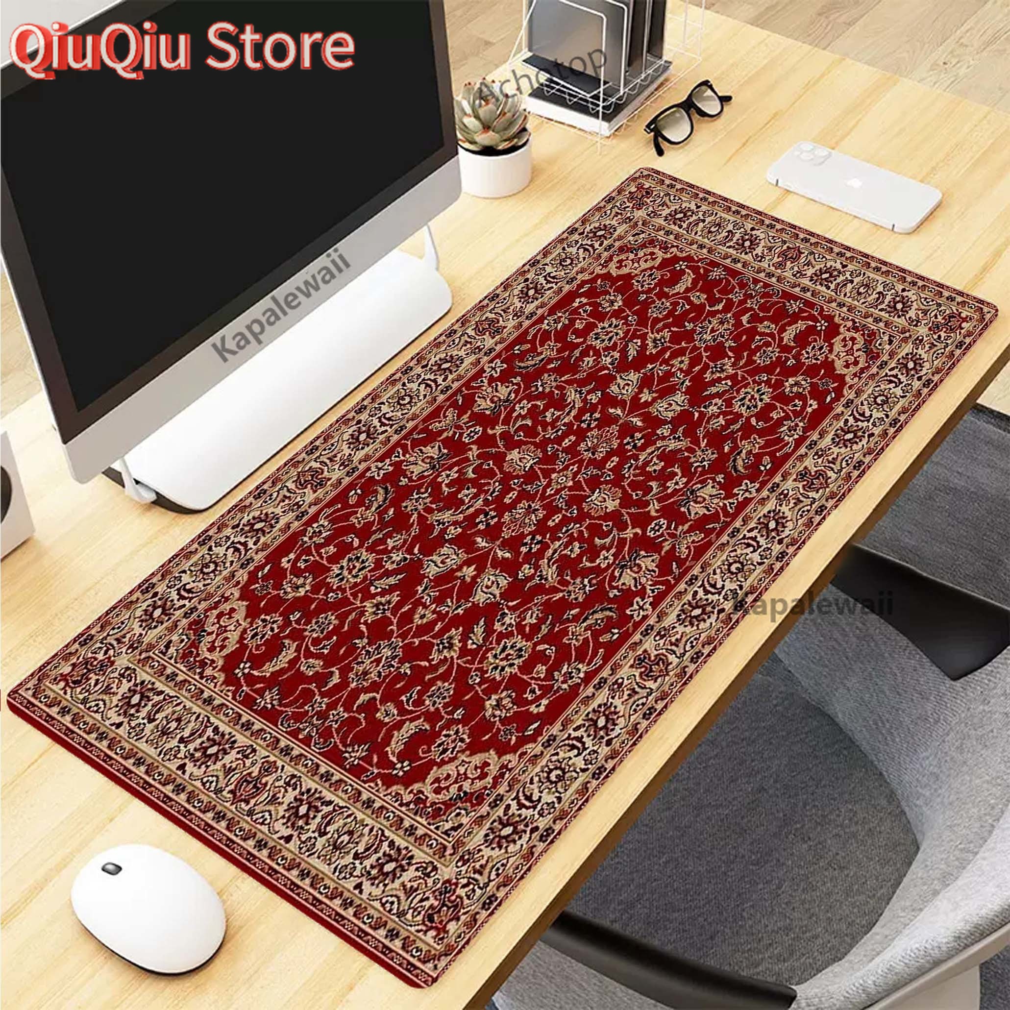 Retro Pc Gaming - Persian Carpet Mysterious Retro Mouse Pad