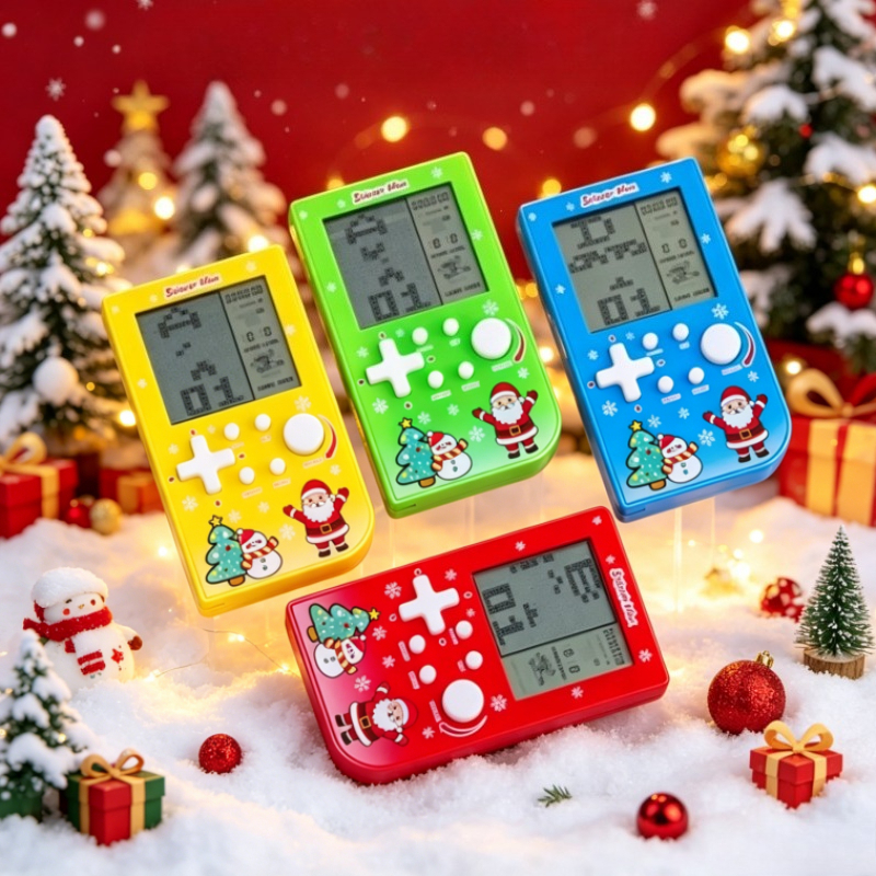 Retro Gaming Festival - Retro Christmas Brick Game Console Holiday