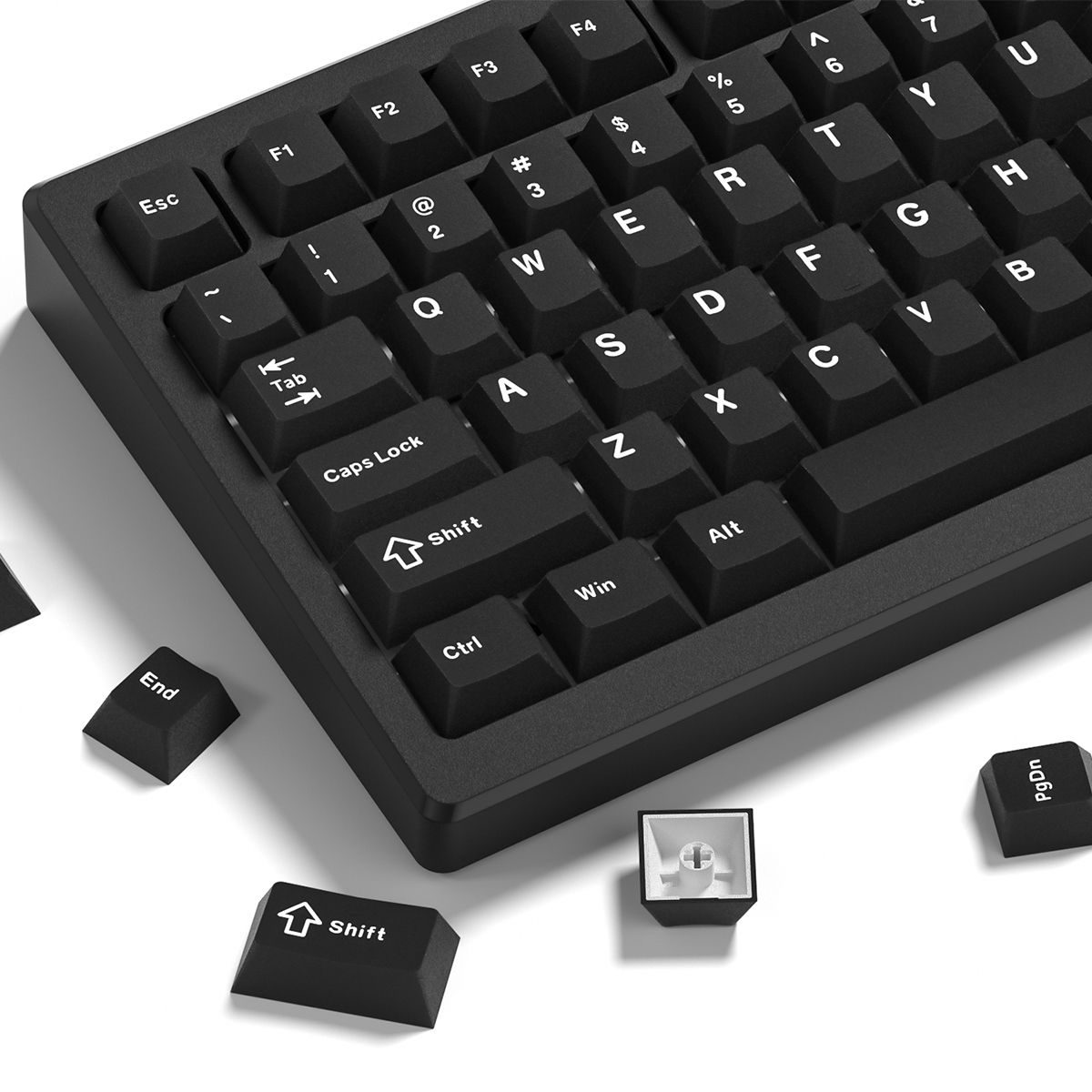 Retro Gaming Keyboard - 2026 New 133+ Keys Retro Black