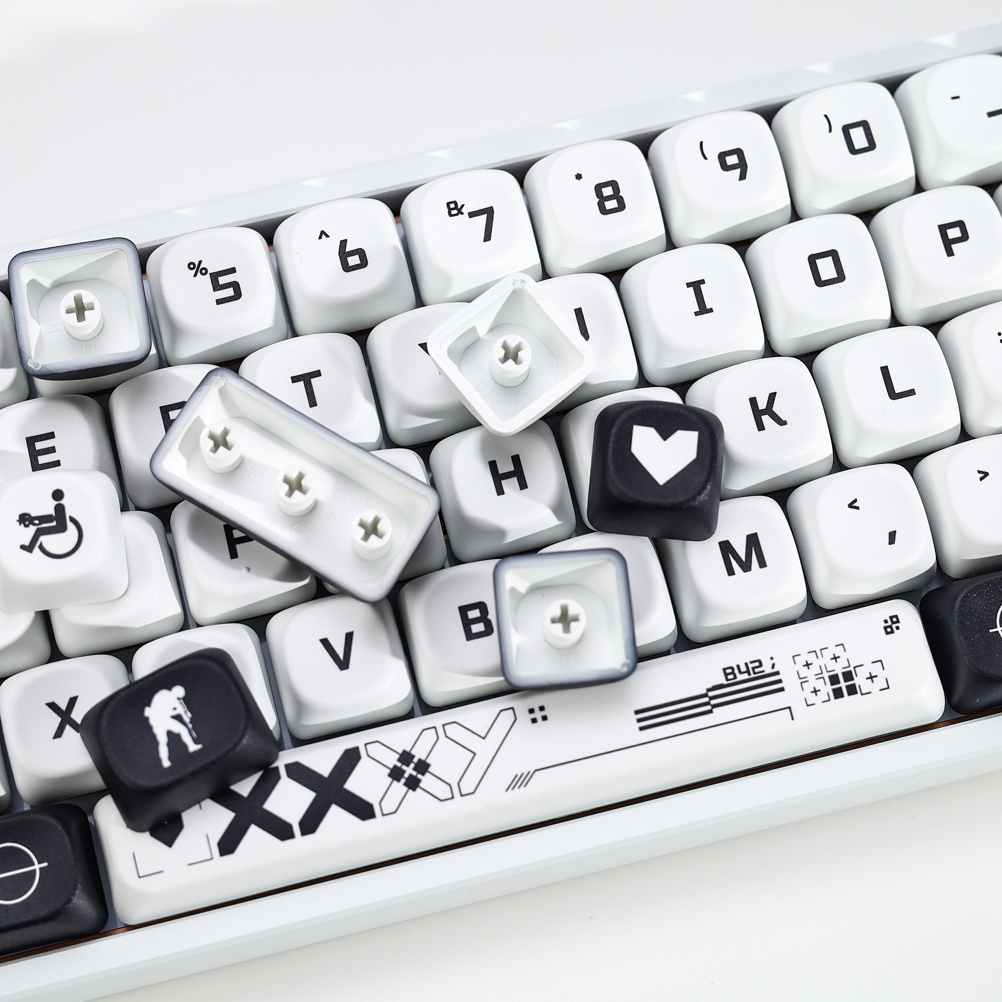 KBDiy PrintStream Keycaps csgo - Retro Gaming Keyboard reseña y precio
