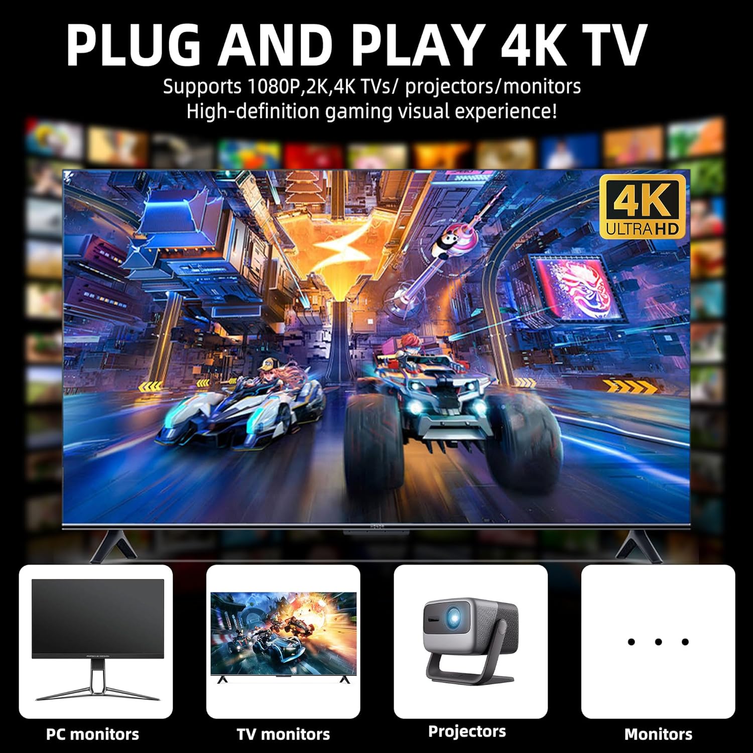 2026 Retro Gaming Console, 4K  - Retro Gaming Game Stick reseña y precio