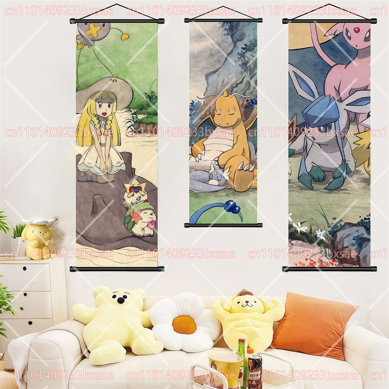 Pokémon Retro Scroll Painting  - Retro Gaming Room reseña y precio