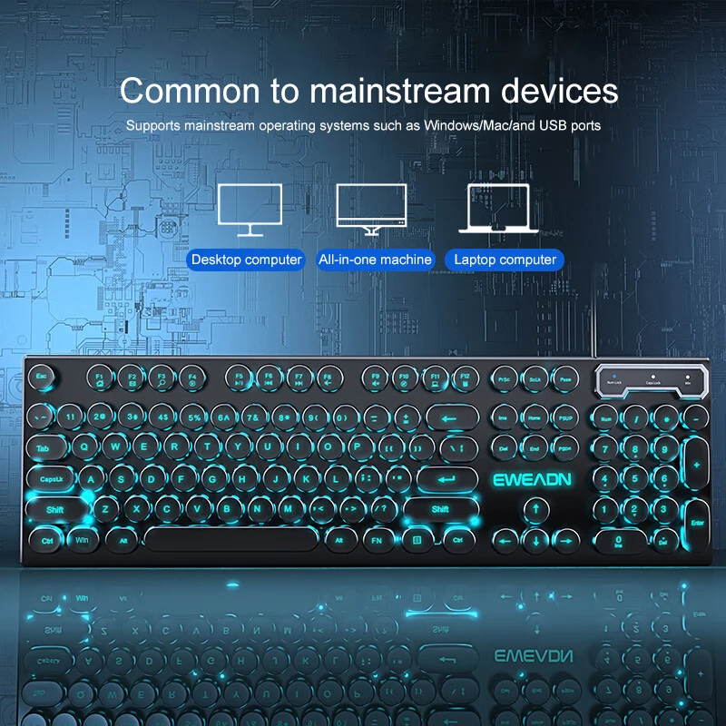 Retro Punk Mechanical Feel Key - Retro Pc Gaming reseña y precio