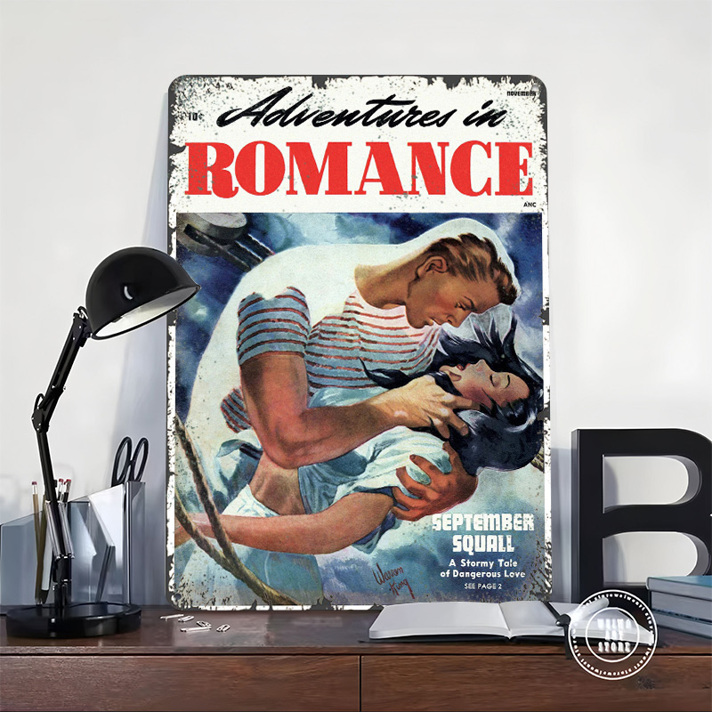 ADVENTURES IN ROMANCE Tinplate - Retro Gaming At reseña y precio