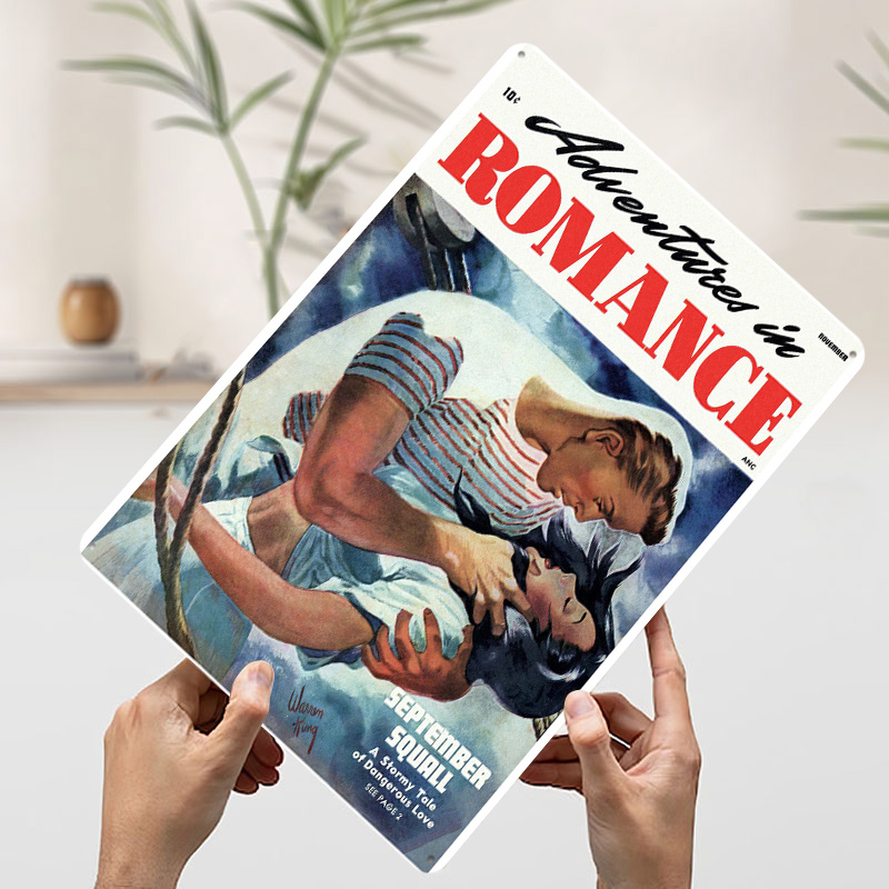 ADVENTURES IN ROMANCE Tinplate - Retro Gaming At reseña y precio