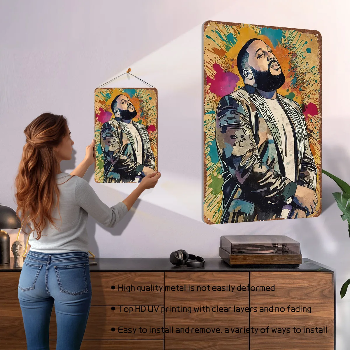 DJ Khaled Poster Rock Singer M - Retro Gaming At reseña y precio
