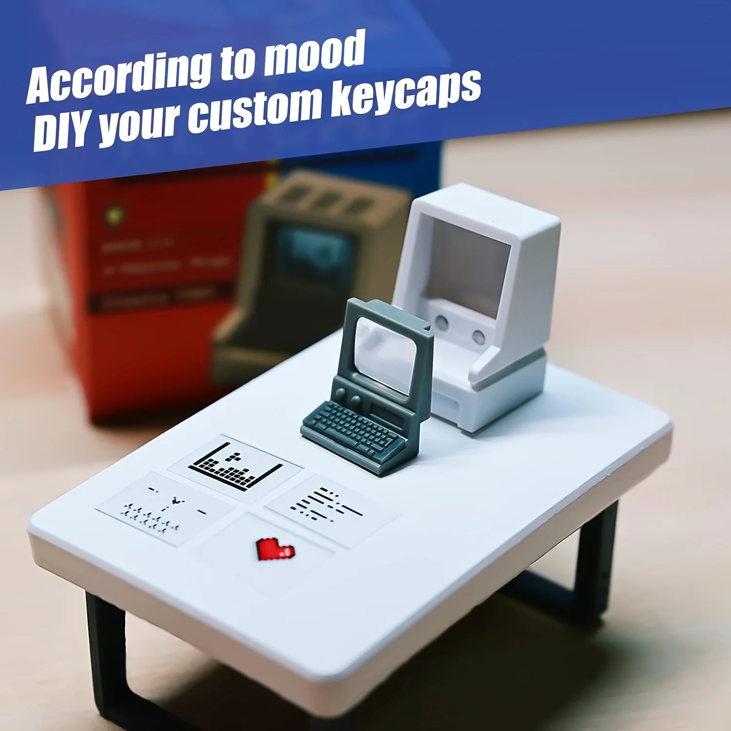 Retro Mac-Inspired Keycaps Dou - Retro Gaming Keyboard reseña y precio