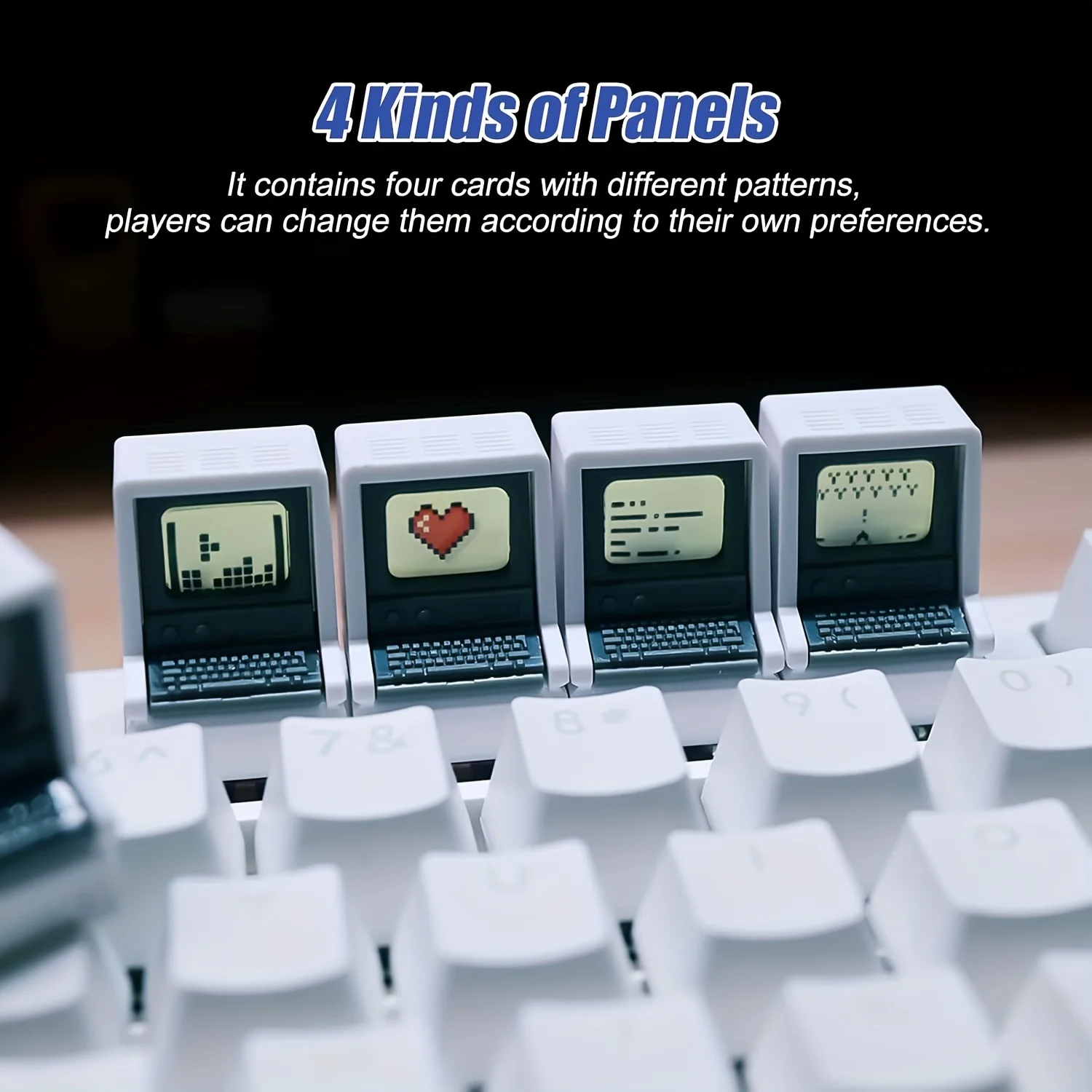Retro Mac-Inspired Keycaps Dou - Retro Gaming Keyboard reseña y precio