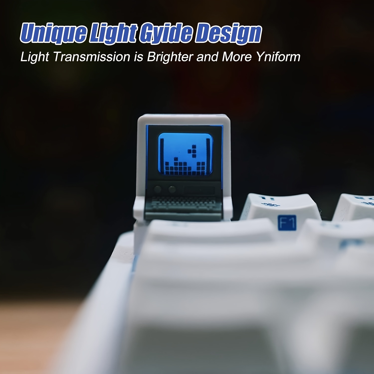 Retro Mac-Inspired Keycaps Dou - Retro Gaming Keyboard reseña y precio