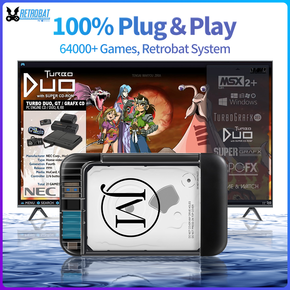 RETROBAT Portable 500G Gaming  - Retro Pc Gaming reseña y precio