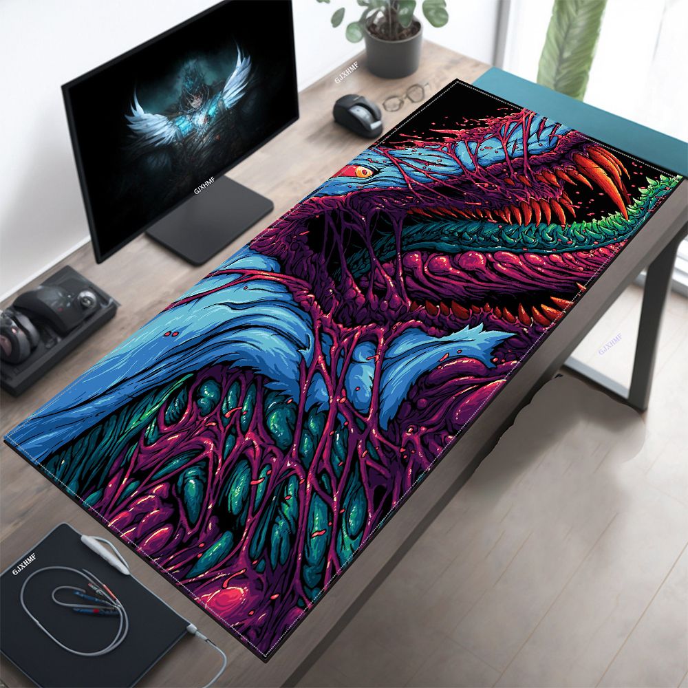 Japan Red Mouse Pad Neon Gore  - Retro Gaming Keyboard reseña y precio