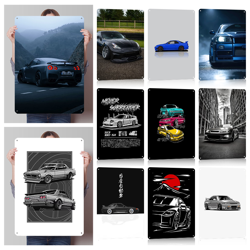 （Nissan） Posters Retro Car Met - Retro Gaming At reseña y precio