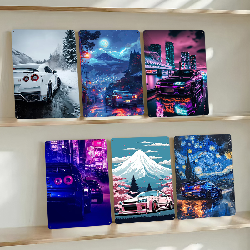 （Nissan） Posters Retro Car Met - Retro Gaming At reseña y precio