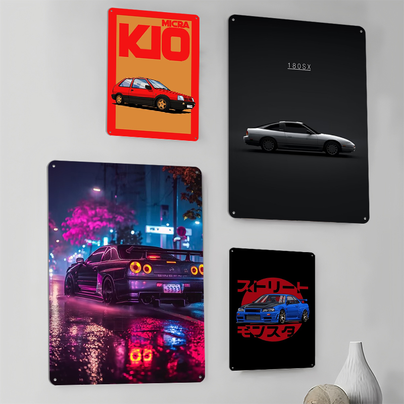 （Nissan） Posters Retro Car Met - Retro Gaming At reseña y precio