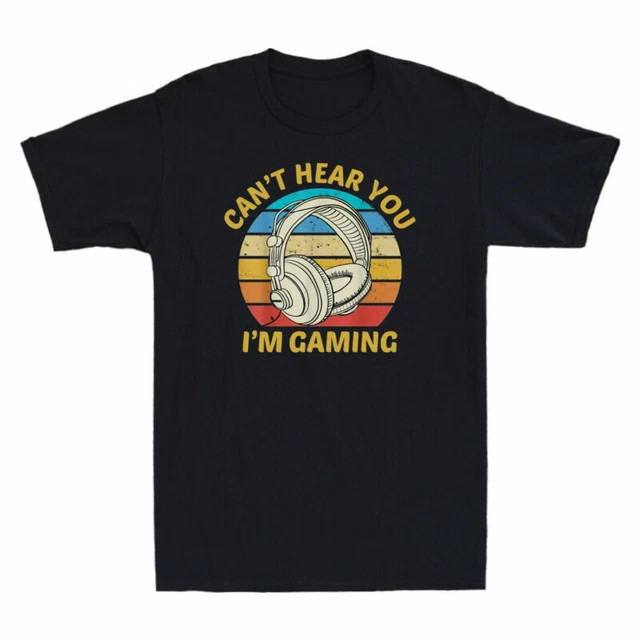 I'm Gaming Cotton Funny Retro  - Retro Gaming T Shirts reseña y precio