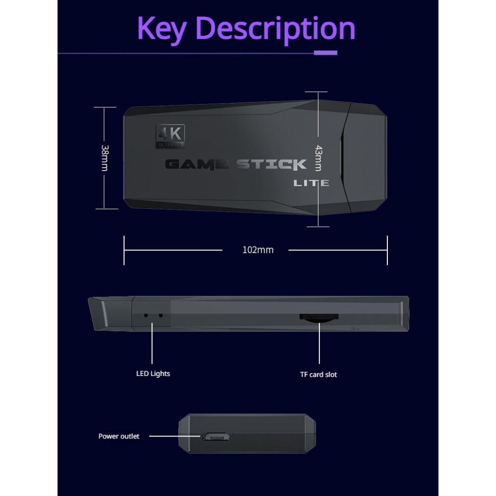 Portable 4K Retro Game Stick C - Retro Gaming Mister reseña y precio