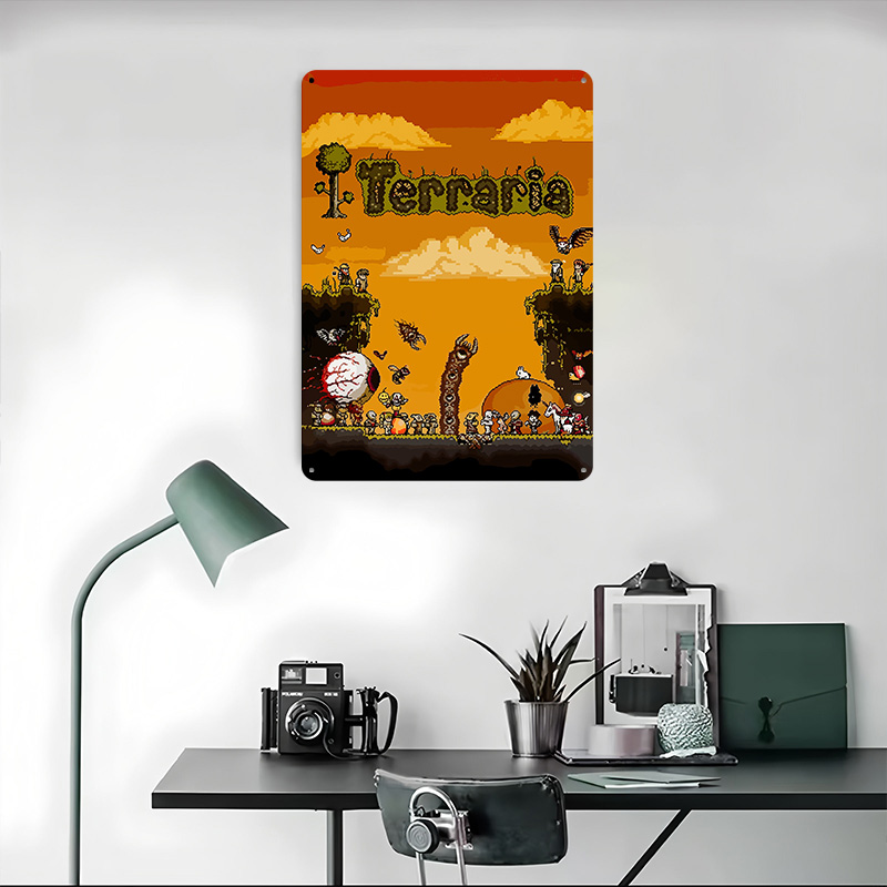 Terraria Pixel Art Game Printe - Retro Gaming At reseña y precio