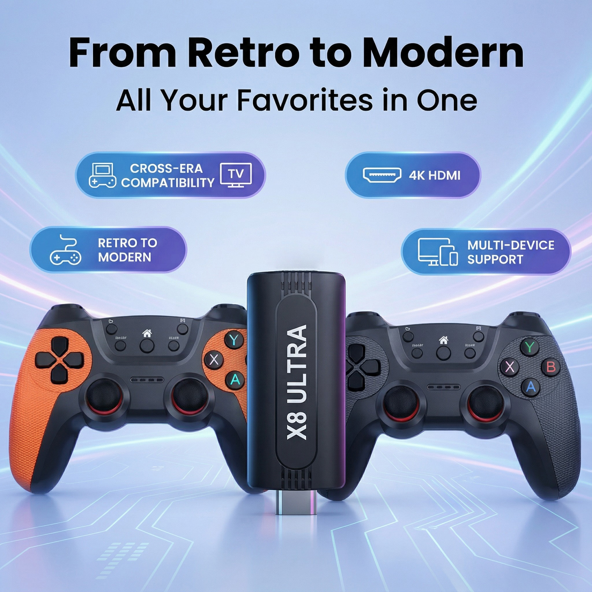 X8 Ultra Wireless Game Stick 1 - Retro Gaming Game Stick reseña y precio