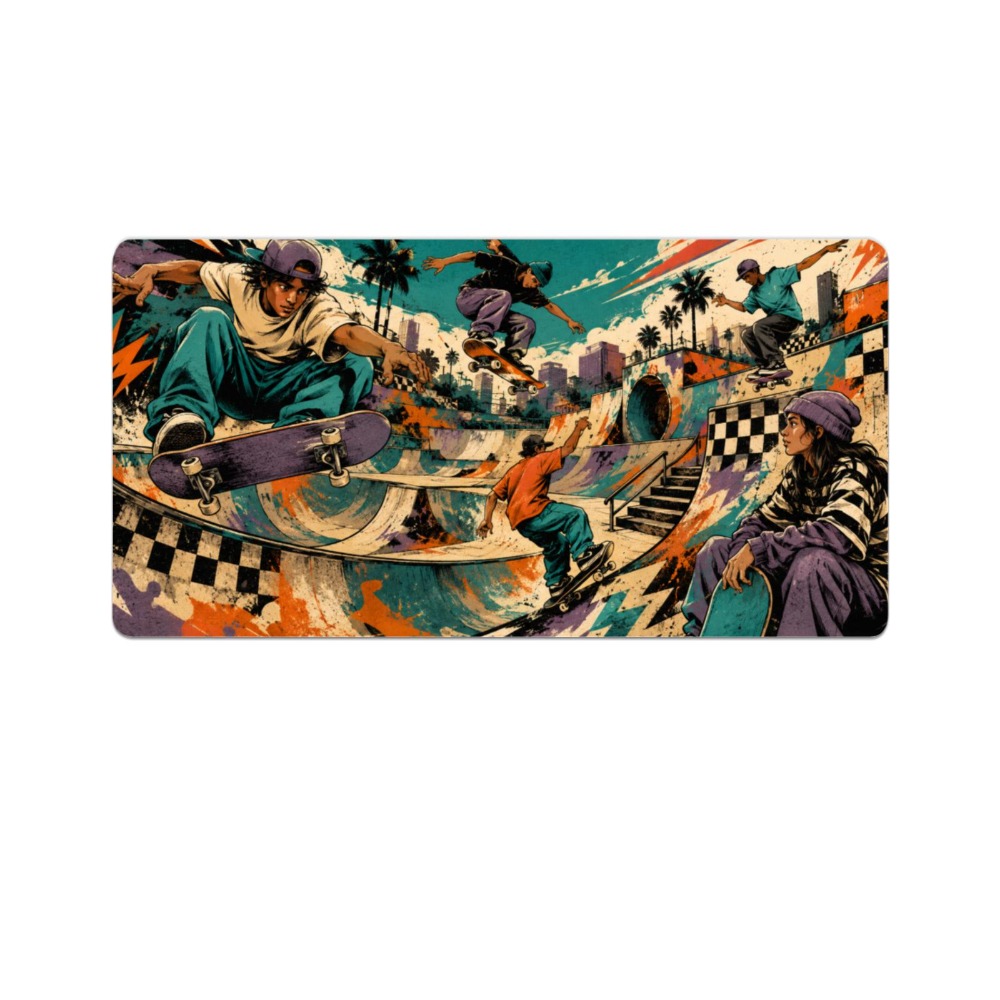 Cool street skateboarding park - Retro Gaming Keyboard reseña y precio