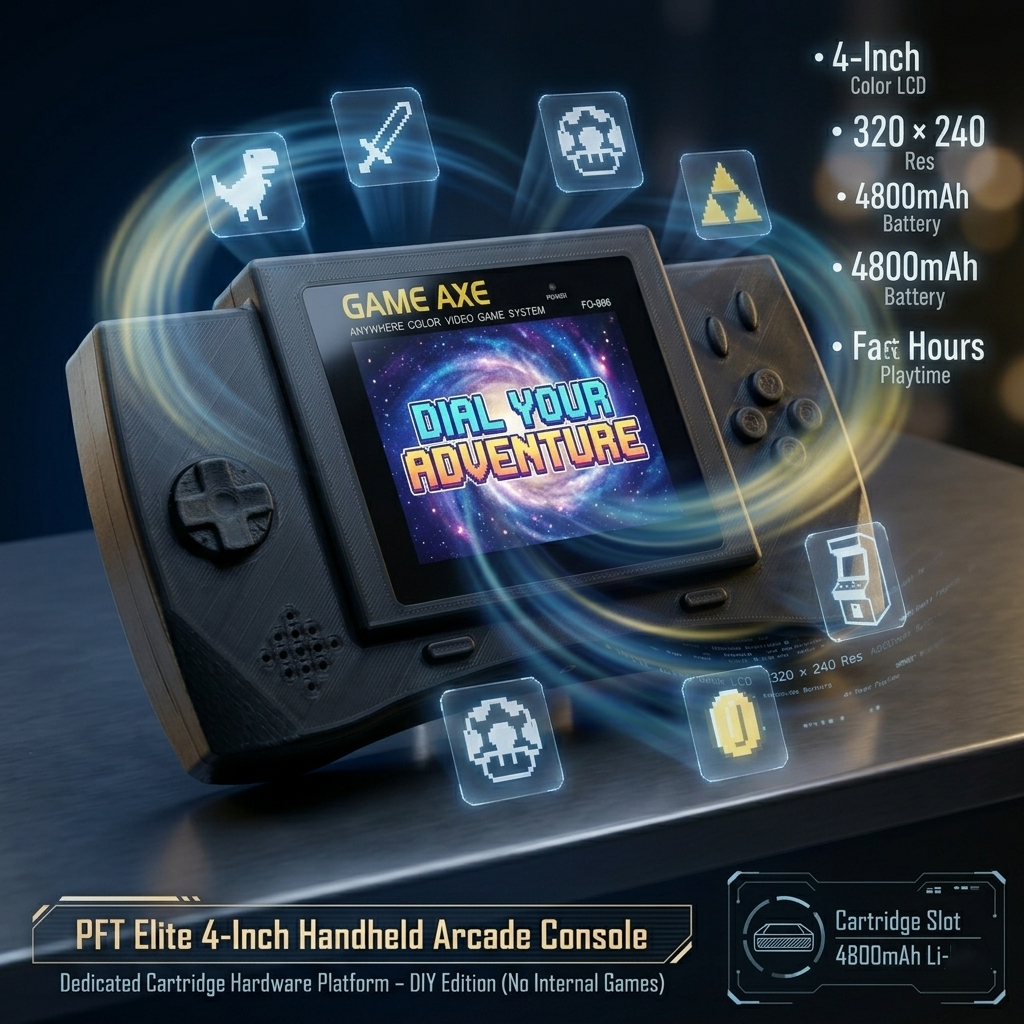 PFT Elite 4-Inch Handheld Arca - Gaming Retro Arcade reseña y precio