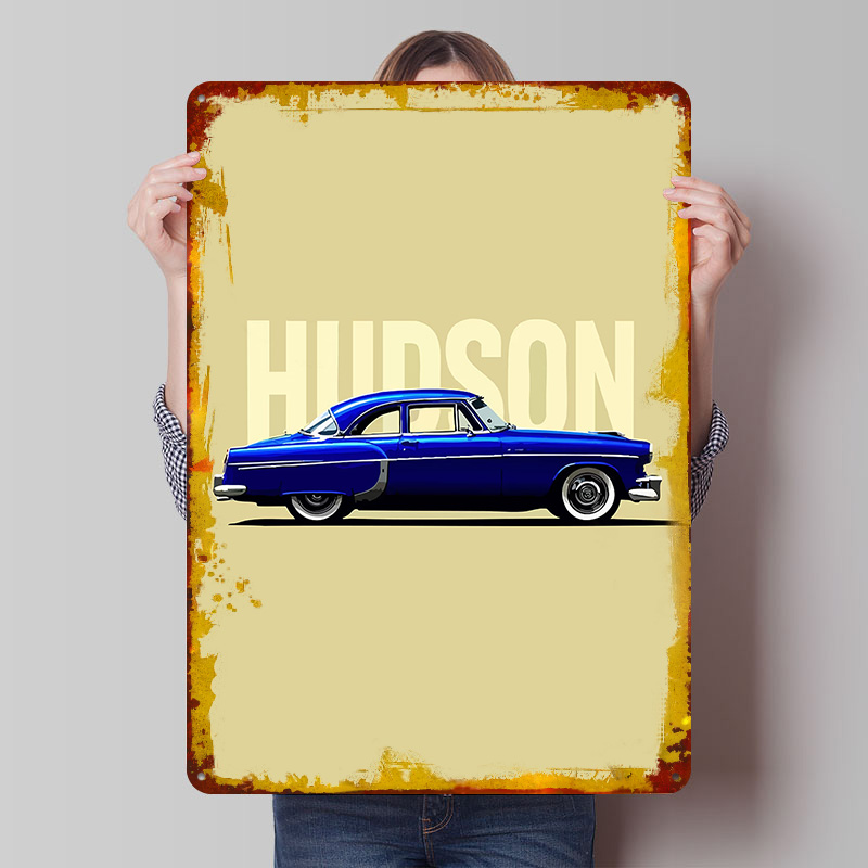 Blue Hudson Classic Car Tinpla - Retro Gaming At reseña y precio