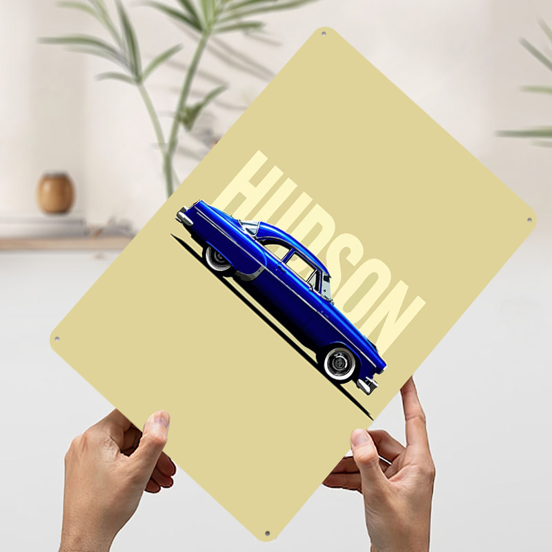 Blue Hudson Classic Car Tinpla - Retro Gaming At reseña y precio