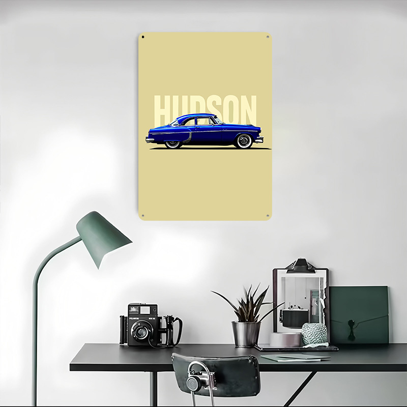 Blue Hudson Classic Car Tinpla - Retro Gaming At reseña y precio