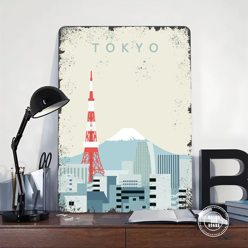Tokyo Poster Retro 3D Printed  - Retro Gaming At reseña y precio