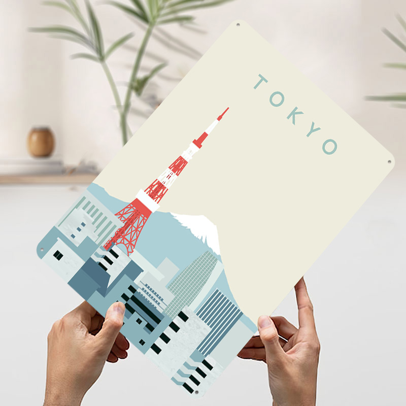 Tokyo Poster Retro 3D Printed  - Retro Gaming At reseña y precio