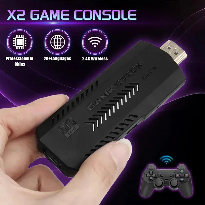 X2 PLUS Retro Gaming Console 6 - Retro Gaming Game Stick reseña y precio