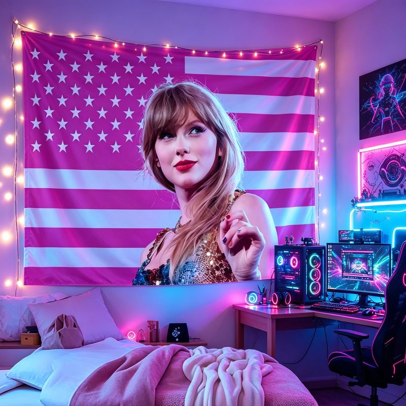 VIKAMA American Flag Female Si - Retro Gaming Room reseña y precio