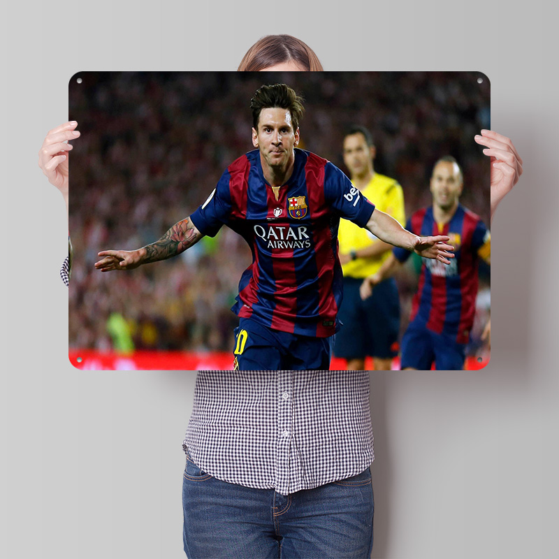 Lionel Messi Football Printed  - Retro Gaming At reseña y precio