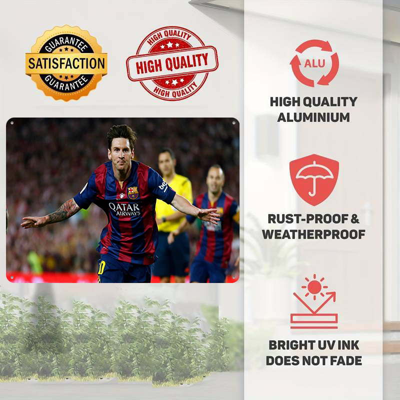Lionel Messi Football Printed  - Retro Gaming At reseña y precio