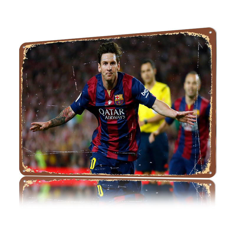 Lionel Messi Football Printed  - Retro Gaming At reseña y precio