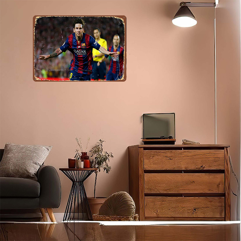 Lionel Messi Football Printed  - Retro Gaming At reseña y precio