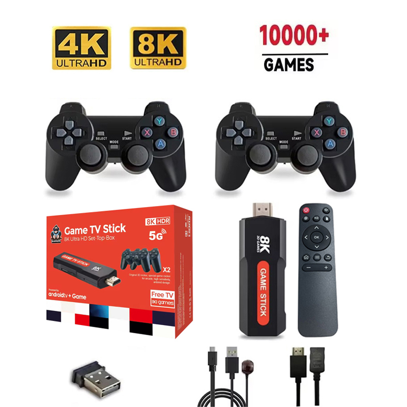 X2 Game Stick HD 4K 8K 3D Cons - Retro Gaming Game Stick reseña y precio