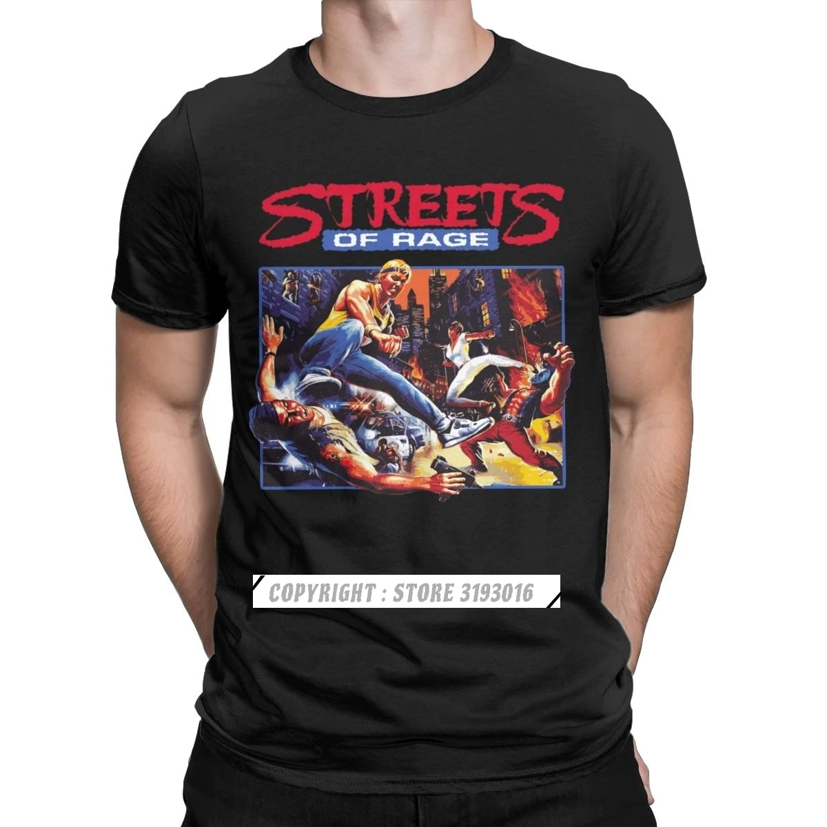 Men Streets Of Rage T Shirts R - Retro Gaming T Shirts reseña y precio