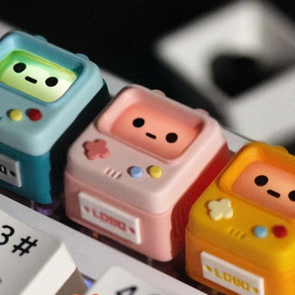 Cute Retro Game Theme Keycaps  - Retro Pc Gaming reseña y precio