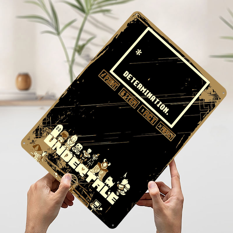 Undertale Metal Poster Custom  - Retro Gaming At reseña y precio
