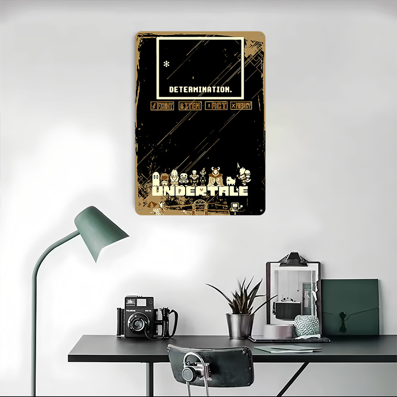 Undertale Metal Poster Custom  - Retro Gaming At reseña y precio