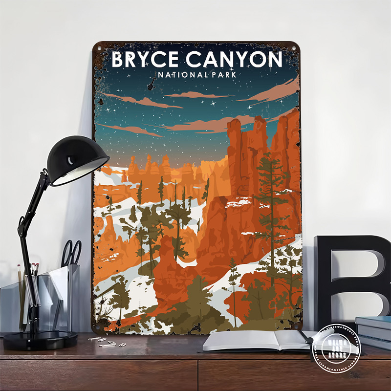 Bryce Canyon At Night Printed  - Retro Gaming At reseña y precio