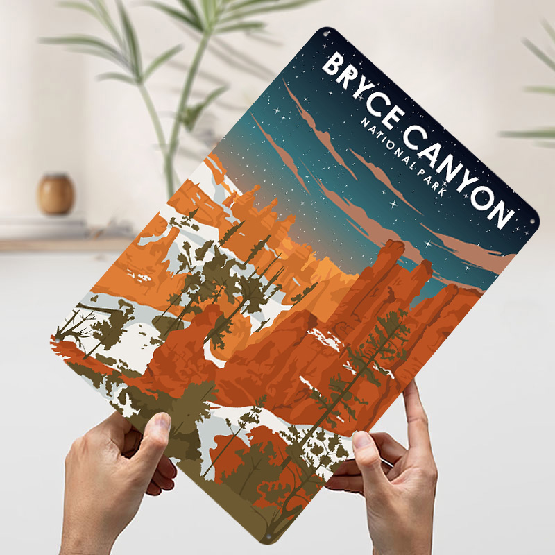 Bryce Canyon At Night Printed  - Retro Gaming At reseña y precio