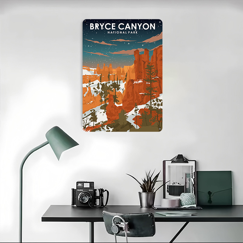 Bryce Canyon At Night Printed  - Retro Gaming At reseña y precio