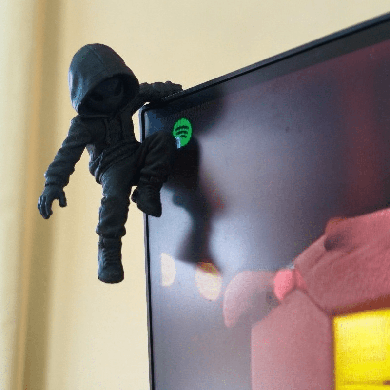 Climb Hoodie Alien Mini Statue - Retro Gaming Room reseña y precio