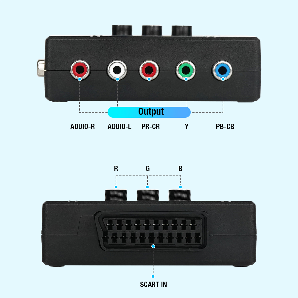 RGBS VGA to YPBPR Component Co - Retro Gaming Room reseña y precio